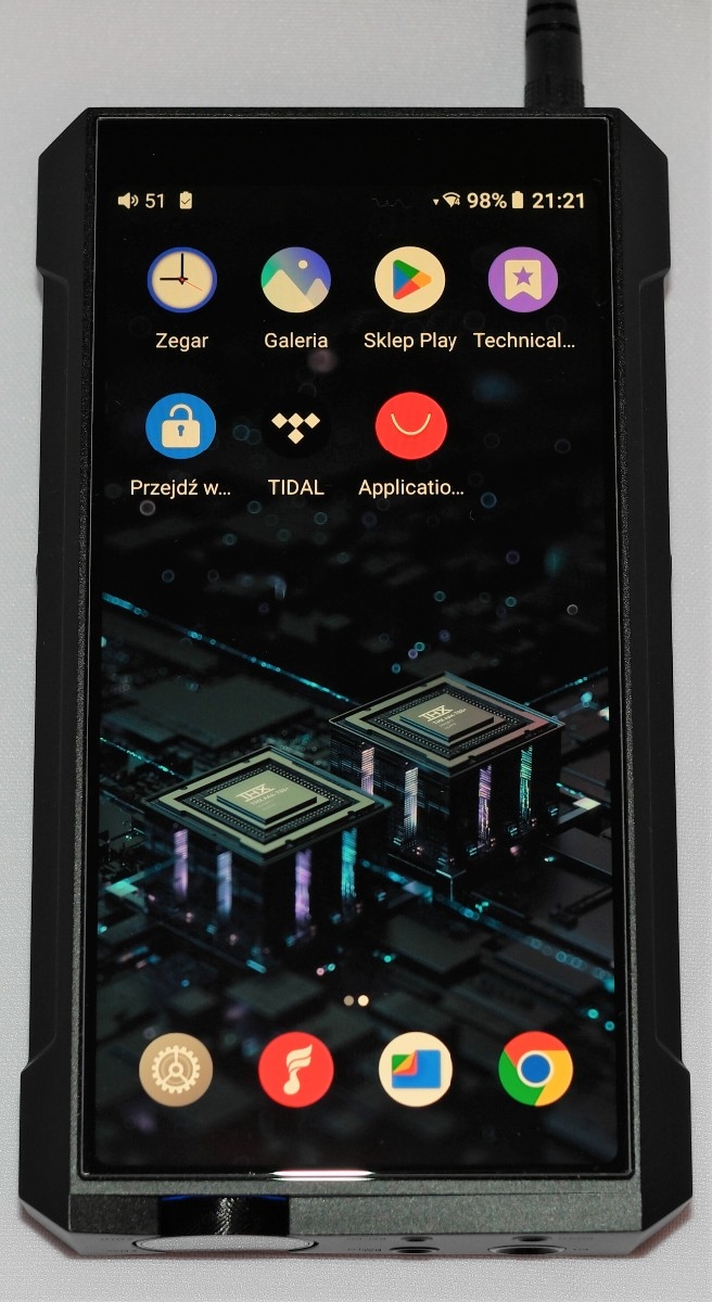 fiio m17 ekran po odblokowaniu