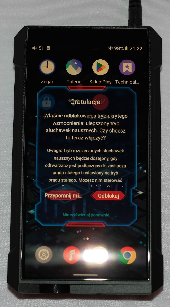fiio m17 ekran ukrytego wzmocnienia