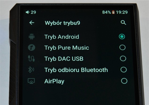 FiiO M23 - ekran 6