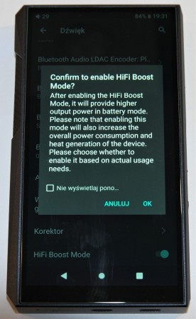 FiiO M23 - ekran 9