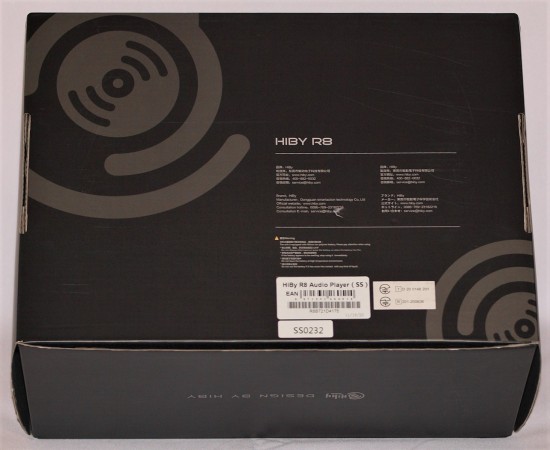 Hiby R8 SS LTE - pudło 2